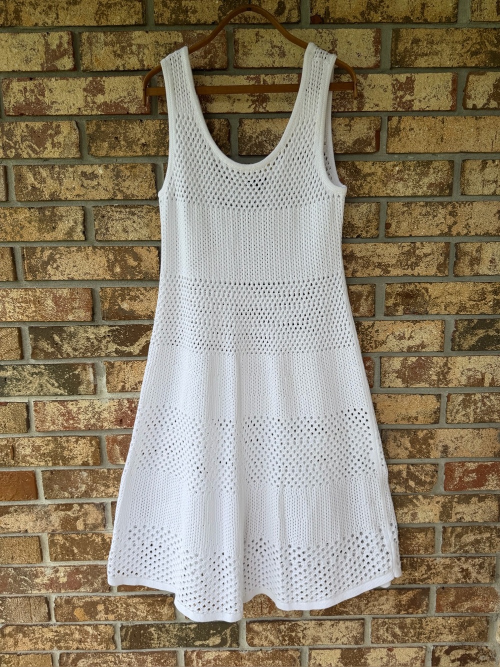 Talbots Aqua Club Open Stitch Midi Cover-Up NWT!